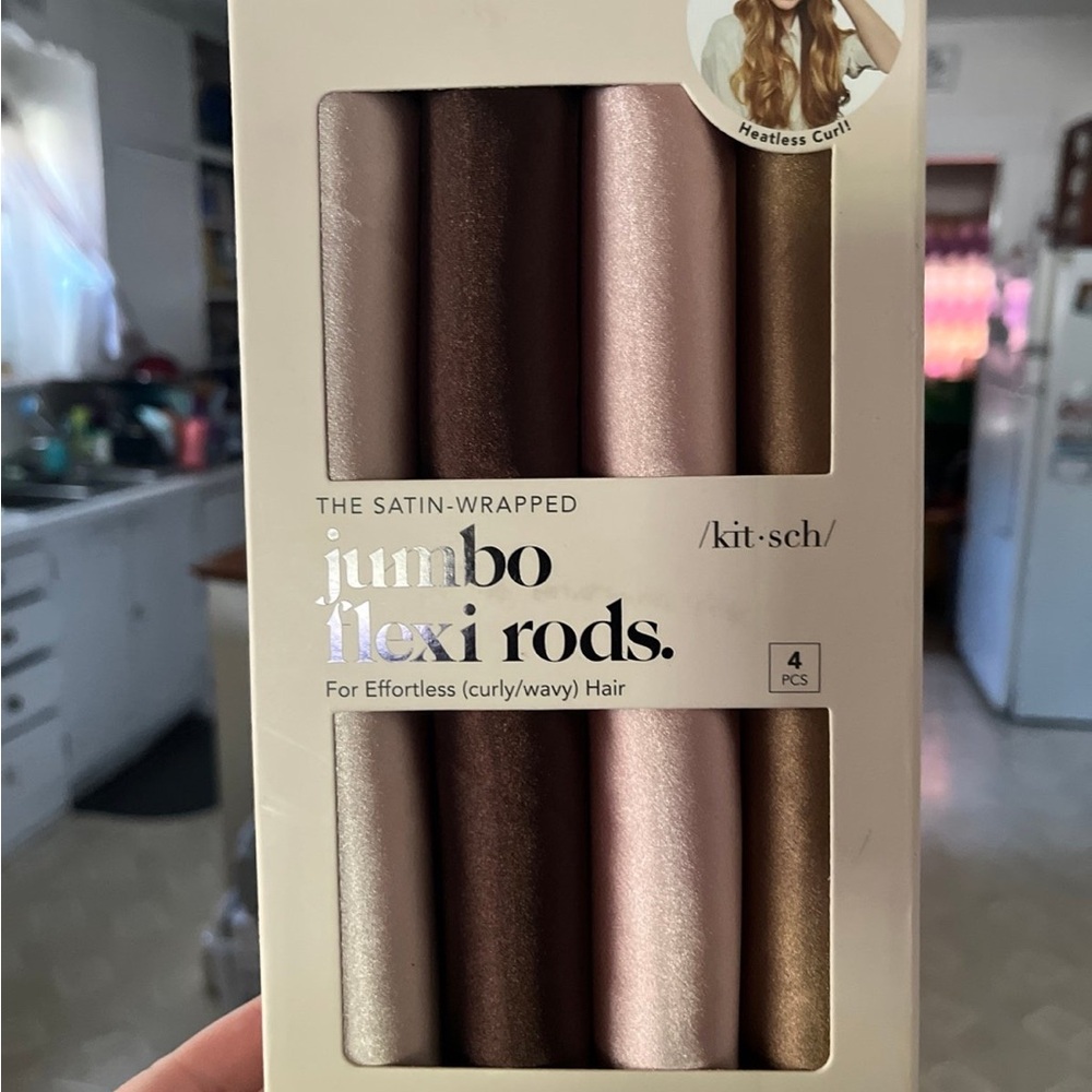 Kitsch Jumbo Flexi Rods - Brown, Pink, Gold